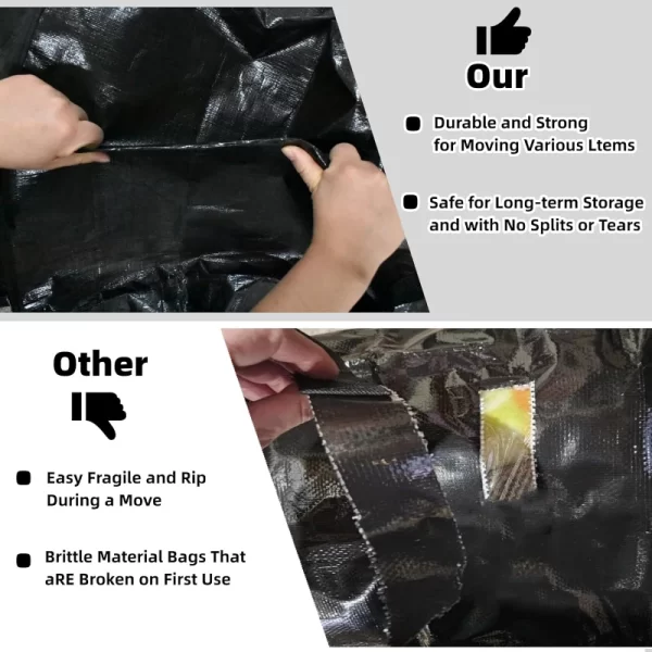 Sacos Extra Grandes com ReinforHandle para Roupas - 91L - Imagem 4