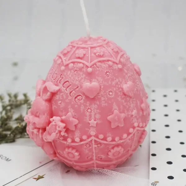 Molde de Ovo de Páscoa para Velas - Imagem 5