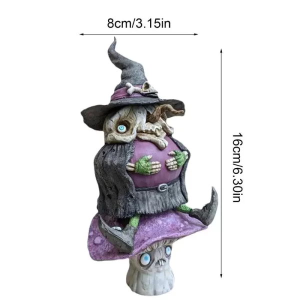 Halloween Resina Bruxa Figurinhas - Imagem 5