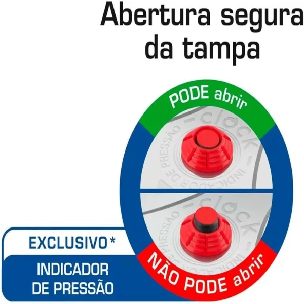 Fritadeiras De Panela De Pressão Preta, 4.5L Cooktop, Alta Precisão - Imagem 6