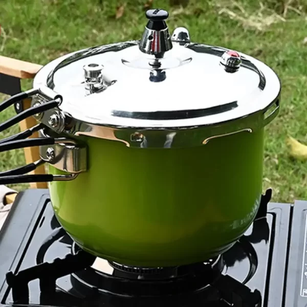 Panela De Pressão De Aço Inoxidável, Camping Car RV Viagem - Imagem 3