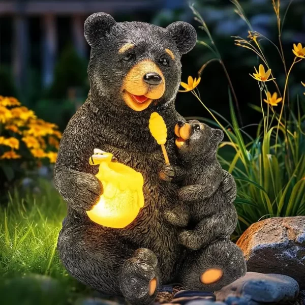 Estatueta Formato Urso com LED - Imagem 2