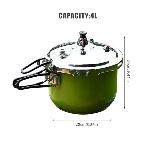 Panela De Pressão De Aço Inoxidável, Camping Car RV Viagem - Imagem 6