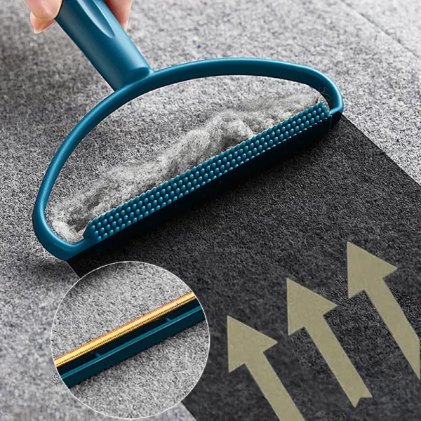 Removedor De Pelo Fiapo Bolinha Escova De Roupa Sofá Paletó - Imagem 3