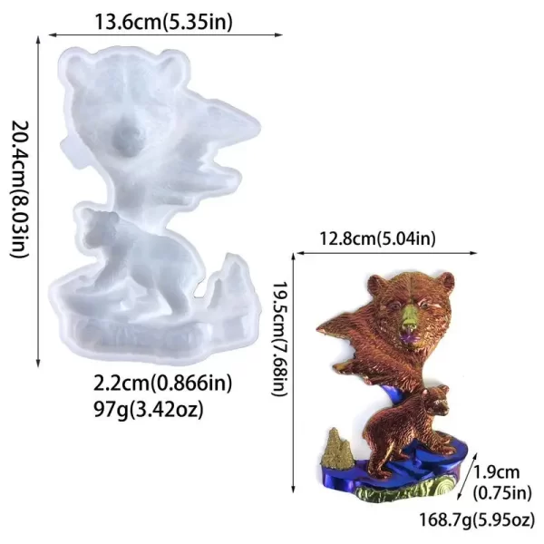 Molde de Urso 3D para Velas - Imagem 6