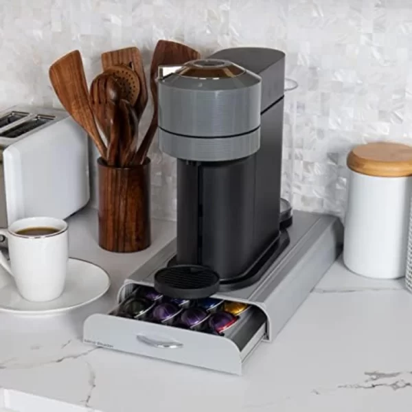 Moedor De Café Manual, Organizador De Gaveta, Cafeteira Cinza 24 Unidades - Imagem 6