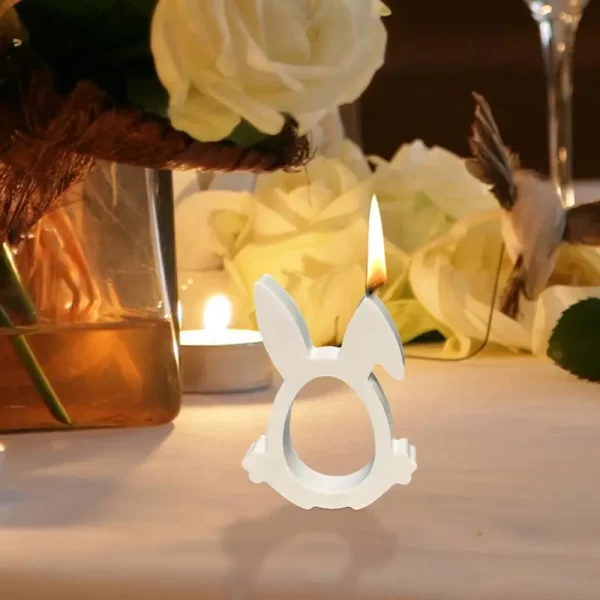 Coelho Páscoa Silicone Molde para Velas - Imagem 3