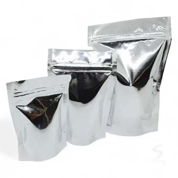 50 Sacos Laminados Metalizados Com Zip Lock 10x15x5 - Imagem 4