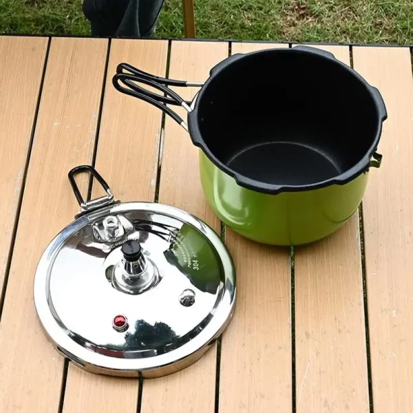 Panela De Pressão De Aço Inoxidável, Camping Car RV Viagem - Imagem 4