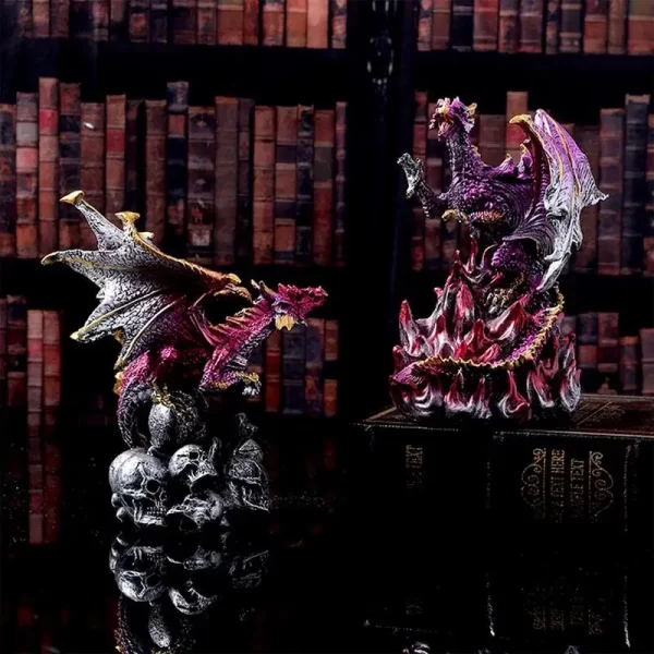 Mysterious Dragon Figurine para Decoração - Imagem 6