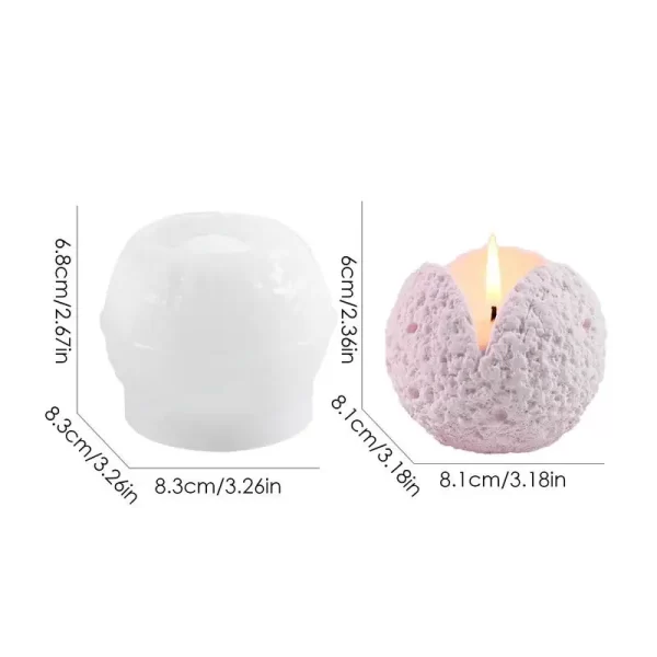 Molde de Silicone para Suportes Votivos Art Craft - Imagem 6