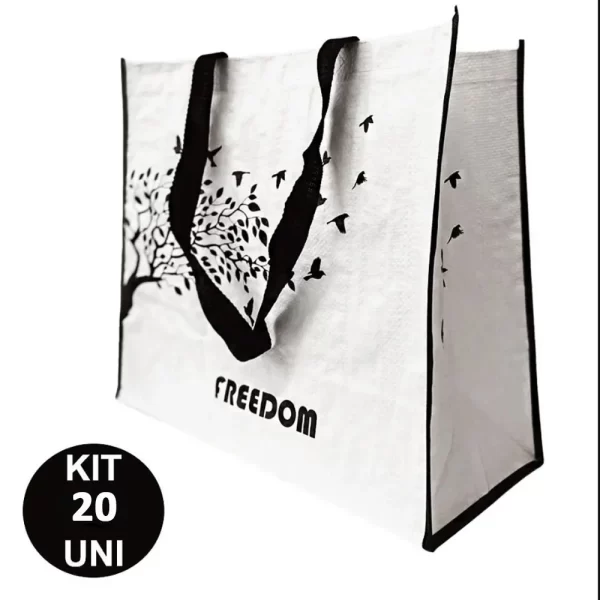 Bolsa Ecologica Ecobag Reutilizavel Kit 20 Uni - Imagem 2