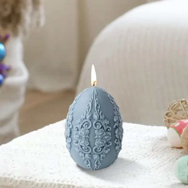 Molde De Silicone De Páscoa Para Fabricação De Vela - Imagem 2