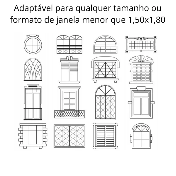 Tela Mosquiteira com Fita Aderente 1,50 x 1,80 - Imagem 2