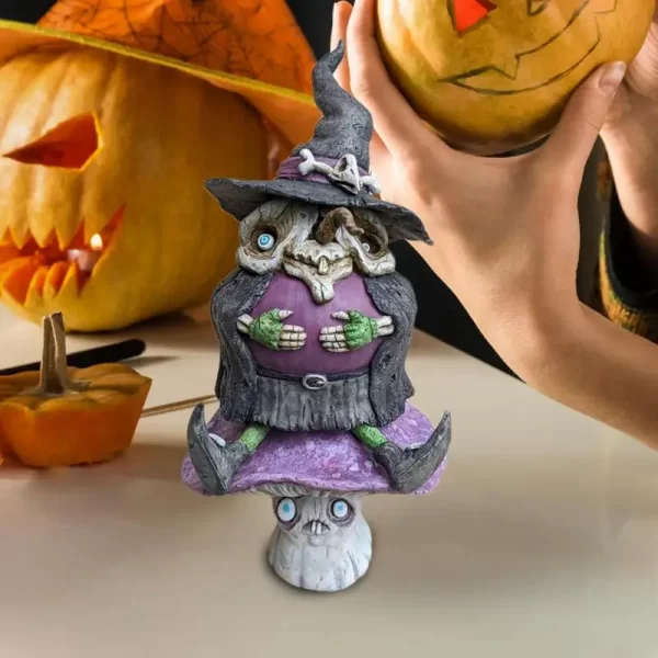 Halloween Resina Bruxa Figurinhas - Imagem 2