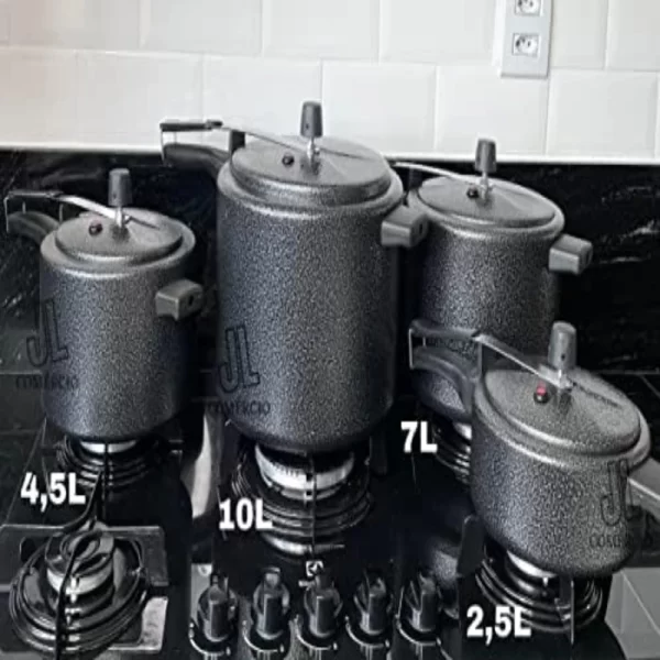 Panela De Pressão Certificada Inmetro, Panelas Craqueado, Fritadeiras De Pressão, 10 L, Portátil - Imagem 5