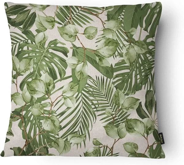 Kit Com 4 Capas Para Almofadas Verde - Imagem 6