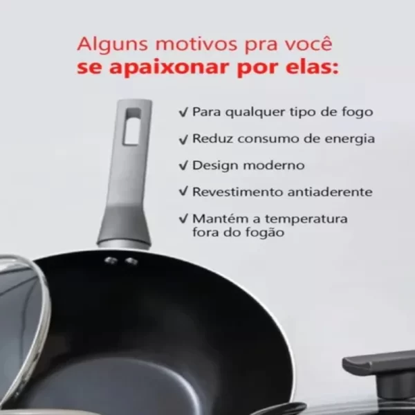 Frigideira Antiaderente com Fundo Triplo de Cerâmica 20cm, 1,05l - Imagem 6