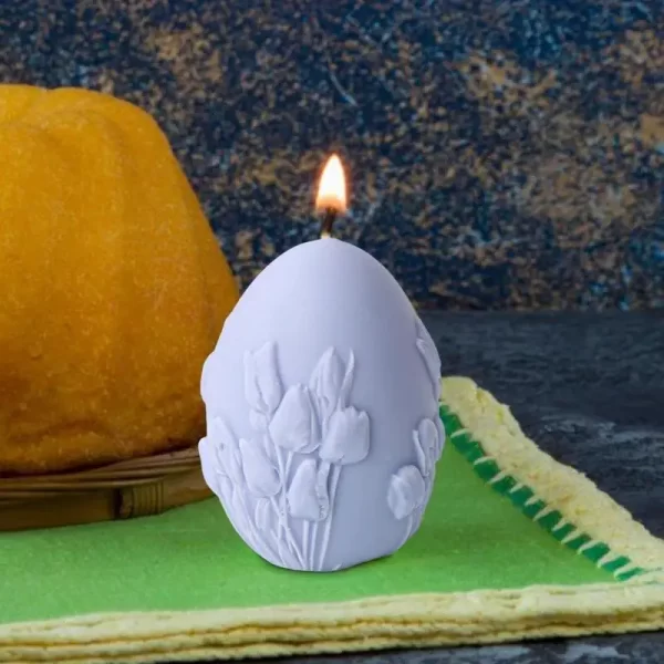 Molde De Silicone De Páscoa Para Fabricação De Vela - Imagem 4