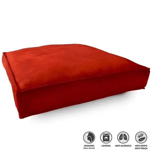 Almofada Futton Turco Veludo 42x42cm - Lacre - Imagem 2
