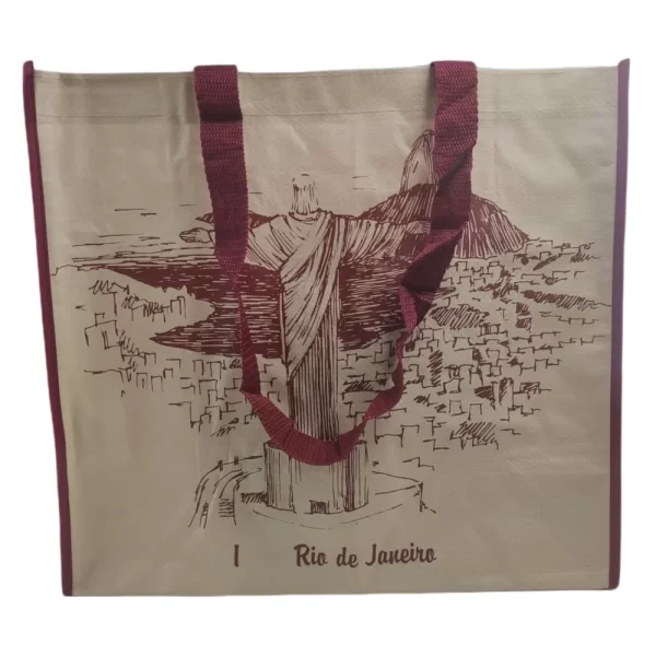 Bolsa Ecobag Sacola de Ombro Reutilizavel Ecologica Dobravel - Imagem 6