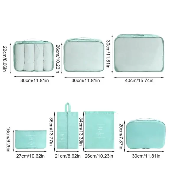 Sacos De Armazenamento De Organizador Dobrável 7 Pcs - Imagem 6
