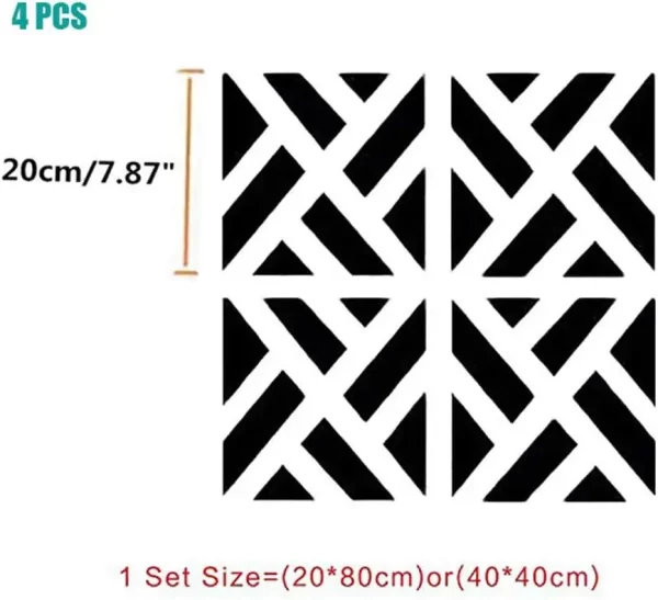 3D Folha Acrílica para Art Wall 4 PCs - Imagem 5