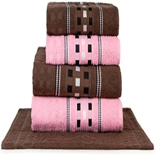 Conjunto de Toalha de Banho Super Giant 75cm x 1,50 m, 5 Pcs - Imagem 3