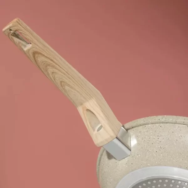 Panela De Mármore De Cerâmica Frigideira, Panelas e Fritadeiras 24cm - Imagem 6