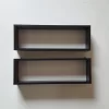 Kit 02 Nichos 50X25 Preto Decoração para Casa