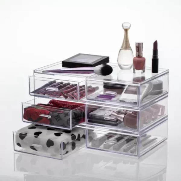 Grande Acrílico Organizador de Maquiagem - Imagem 3
