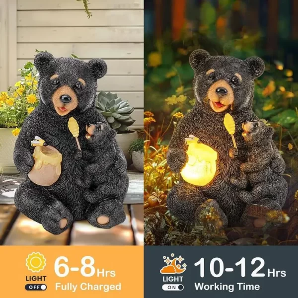 Estatueta Formato Urso com LED - Imagem 4