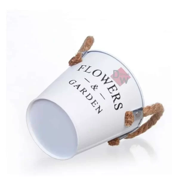 Vaso Decorativo Moderno Cachepot Branco - Imagem 6