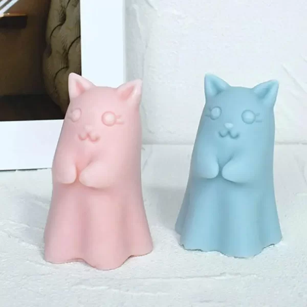Molde De Vela De Gato em Resina 3D - Imagem 4