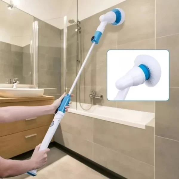 Escova De Limpeza Rotativa, 3 Em 1, Esfregão Do Assoalho Do Banheiro - Imagem 6