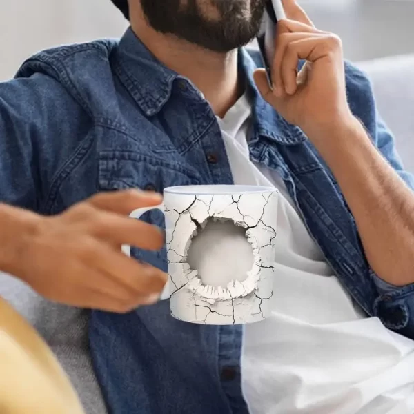 Caneca de Cerâmica Artístico 350ml - Imagem 5