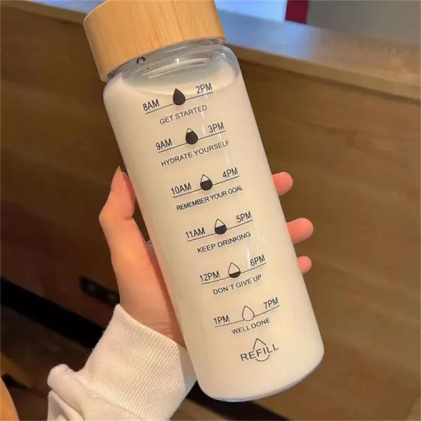 Garrafa De Água De Vidro Resistente a Alta Temperatura - 1000ml - Imagem 4