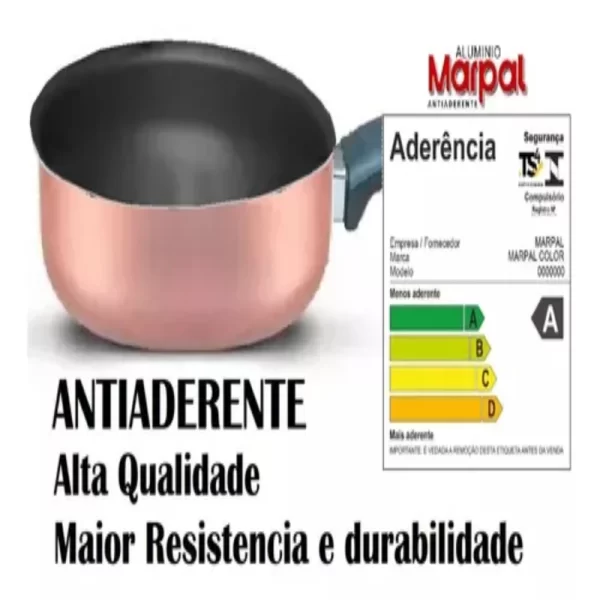 Panelas Rosa Baking Saucepan 09 peças - Imagem 3