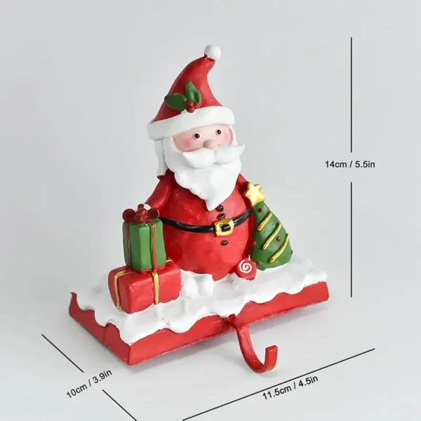 Ornamento Lateral com Gancho para Meia de Natal - Imagem 6