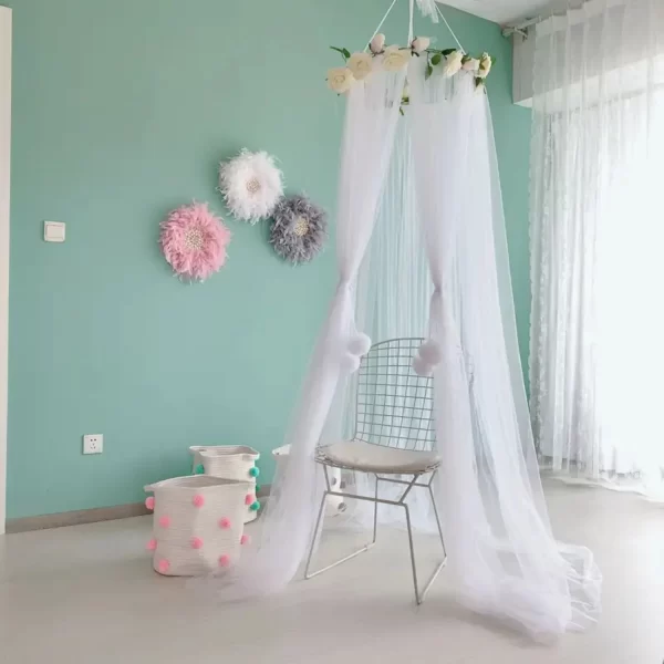 Mosquiteiro Estilo Princesa para Cama de Bebê - Imagem 5