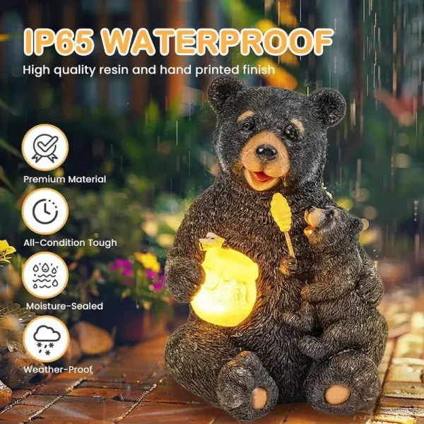Estatueta Formato Urso com LED - Imagem 3