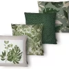 Kit Com 4 Capas Para Almofadas Verde