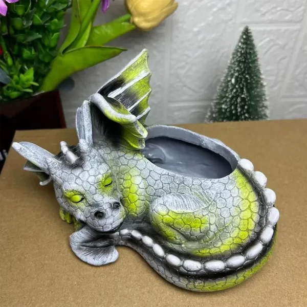 Sleeping Dragon em Resina - Imagem 6