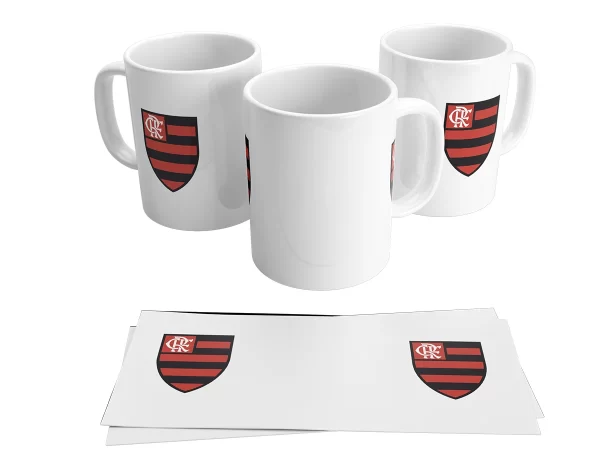 Caneca Flamengo + Caixa - Xícara 325ML - Imagem 3