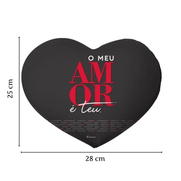 Almofada de Coração Pequeno para Namorados - Imagem 3