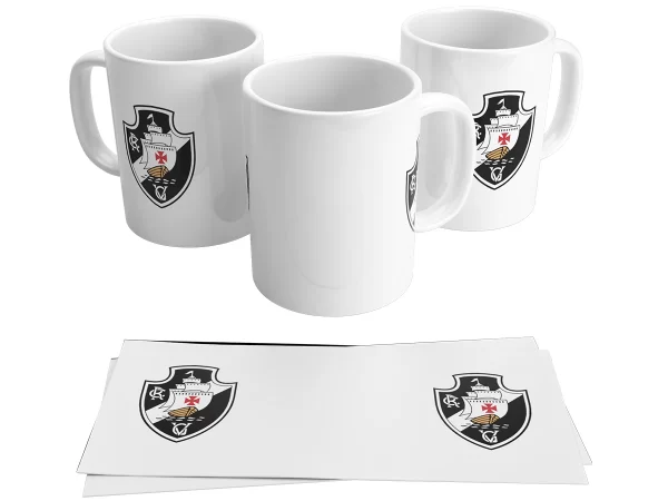 Caneca Vasco da Gama + Caixa - Xícara 325ML - Imagem 3