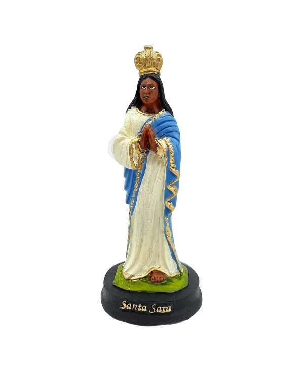 Escultura Santa Sara Kali Resina 15cm - Imagem 2