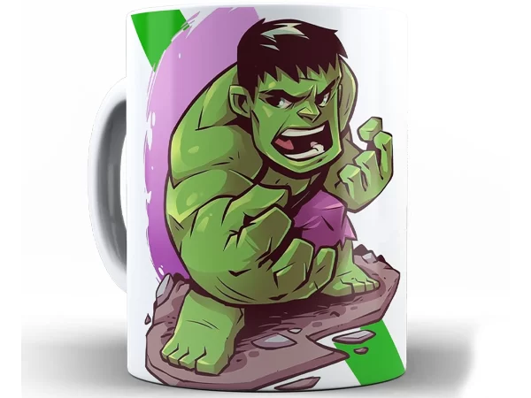 Caneca Hulk Personalizada Com Nome + Caixa - Xícara 325ML - Imagem 2