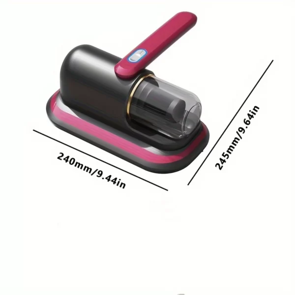 Aspirador de colchão portátil, Remoção de ácaros, Grande Sucção, Sucção Forte, Limpeza de luz UV, 1Pc - Imagem 2