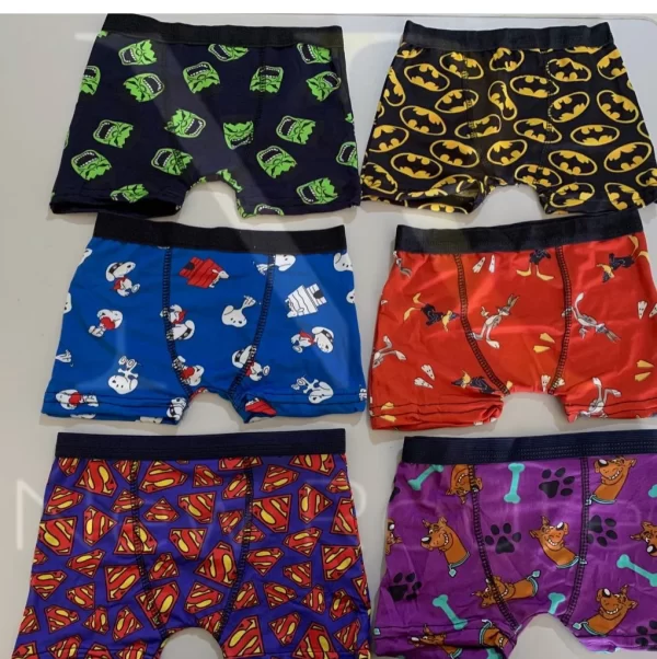 Kit Cuecas Boxer Infantil Menino New Route - Imagem 2